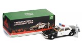  Greenlight Collectibles 1/18 Artisan Collection Terminator 2 (1991) 1987 Cheverolet Caprice With Android