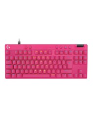 Logitech G Pro X Tkl Rapid Tenkeyless Gaming Keyboard Pink Nordic