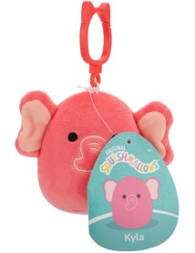 Squishmallows P22 Clip On Kyla Pink Elephant 9cm 