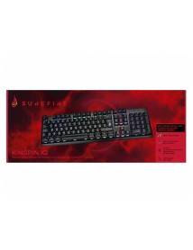 Surefire Kingpin X2 Metal Gaming Rgb Keyboard Qwerty Nordic 