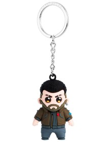 Cyberpunk 2077 V-male Good Loot 3d Keychain 