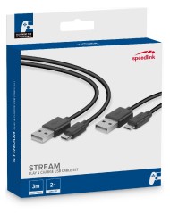 Speedlink Stream Play & Charge Usb Cable Set Black