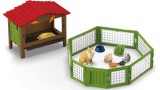  Schleich Rabbit Hutch With 3 Rabbits (42728)