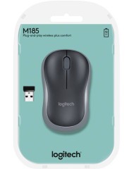 Mouse Logitech M185 Usb Grey Wireless