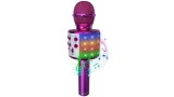  Party Fun Lights Karaoke Microphone With Speaker Pink (605601)