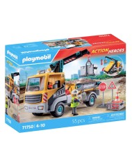 Playmobil Construction Truck With Crane (71750)