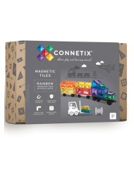 Connetix Transport Pack Rainbow 50 Pieces (ct-r-00050-tr)
