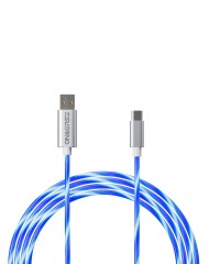 Oniverse Usb C Quick Charge Cable & Led 2 Meters White