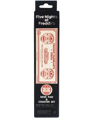 Five Nights At Freddys Desk Pad & Coaster Set