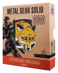 Metal Gear Solid Foxhound Insignia Limited Edition Ingot