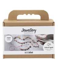 Creative Mini Craft Kit Jewellery Necklace And Bracelet Pink (977798)