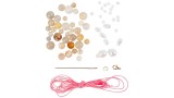  Creative Mini Craft Kit Jewellery Necklace And Bracelet Pink (977798)