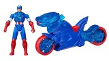 Figurina Joc Avengers Captain America Shield Shot Cycle 10cm G0889