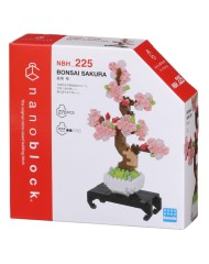 Bandai Nanoblock Object Pink Bonsai Building Block (nbc225)