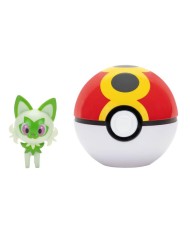 Pokemon Clip N Go Sprigatito With Repeat Ball (pkw4151)