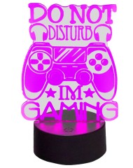 Mecharite 3d Led Lampe Don't Disturb