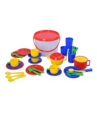 Plasto Kitchen Set In Bucket 39 Parts (1501000)