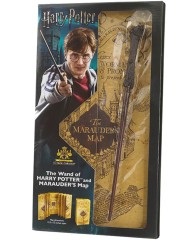 Harry Potter Wand And Marauders Map - Blister
