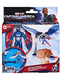 Marvel Captain America Brave New World Captain America Flight Control 10 CM G0075 