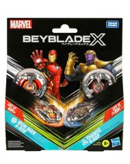 Marvel Bey Blade X Iron Man 4-80b Vs. Thanos 4-60p (g0287)