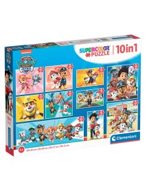 Clementoni Puzzle 10-I-1 Paw Patrol, 18, 30, 48 And 60 Pcs (I-20270) 