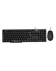 Techmade Kit Keyboard + Mouse Wired Black