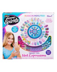 Shimmer N Sparkle Trendy Tips Nail Expressions (65610s)