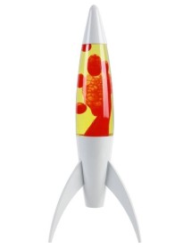 Itotal Rocket Lava Lamp White, Yellow, Red 