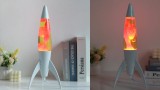 Itotal Rocket Lava Lamp White, Yellow, Red