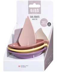 Bibs Sail Boats Pink Mix (4100200)