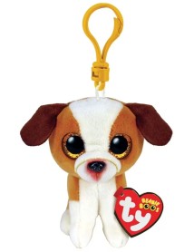 Ty Beanie Boos Hugo The Brown & White Dog 8.5cm (1607-35258) 