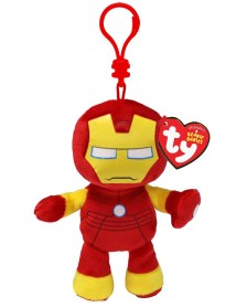 Ty Beanie Babies Marvel Keyring Iron Man 8.5cm (1607-34007) 