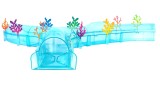 Zhu Zhu Fish Coral Reef Tunnel Combo Set (z1012)