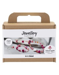 Creativ Mini Craft Kit Jewellery, Necklace And Bracelet, Pink (977774)