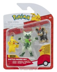Pokemon Battle 3 Pk Litleo, Pikachu, Floragato (pkw4087)