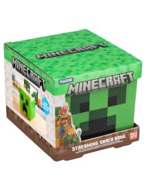 Minecraft Creeper Streaming Snack Bowl 