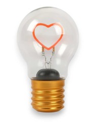 Itotal Bulb-shaped Light Heart