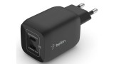 Belkin 65w Pd Pps Dual Usb-c Gan Charger Black (universal)