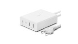 Belkin 108w 4-ports Usb Gan Desktop Charger (dual C & A) 2m Cord White