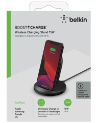Belkin 15w Wireless Charging Stand Black (eu Po...