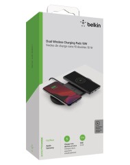 Belkin 2x 10w Dual Wireless Charging Pad + Eu P...