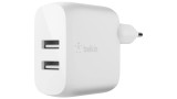 Belkin Dual Usb-a Wall Charger 1m Pvc A-ltg 24w White