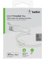 Belkin Boost Charge Usb-a To Ltg-silicone 3m White