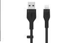 Belkin Boost Charge Usb-a To Ltg-silicone 1m Black