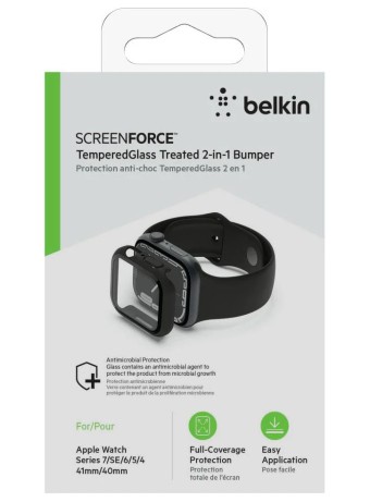 Belkin Screen-ce Temperedcurve 2in1 Screen Protector Series 4-9/se Black