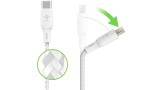 Belkin Braided Usb-c 2.0 100w Cable 2m White