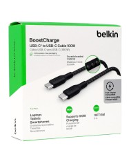 Belkin Braided Usb-c 2.0 100w Cable 3m Black
