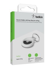 Belkin Secure Holder Keyring For Airtag White