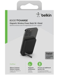 Belkin Magnetic Wireless Power Bank & Stand 5.000mah Black
