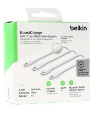 Belkin Braided C-c 2.0 2m White 2pk